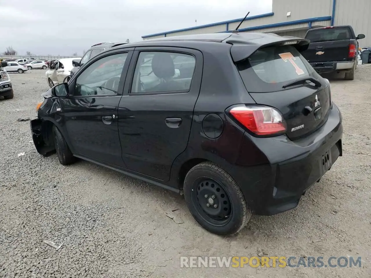 2 Photograph of a damaged car ML32AUHJ1NH001681 MITSUBISHI MIRAGE 2022