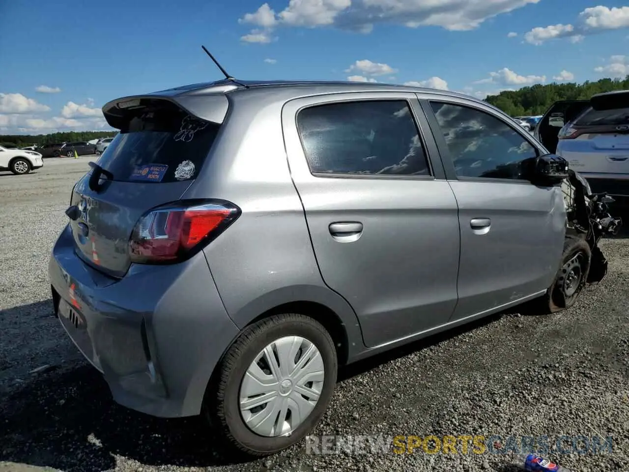 3 Photograph of a damaged car ML32AUHJ1NH002054 MITSUBISHI MIRAGE 2022