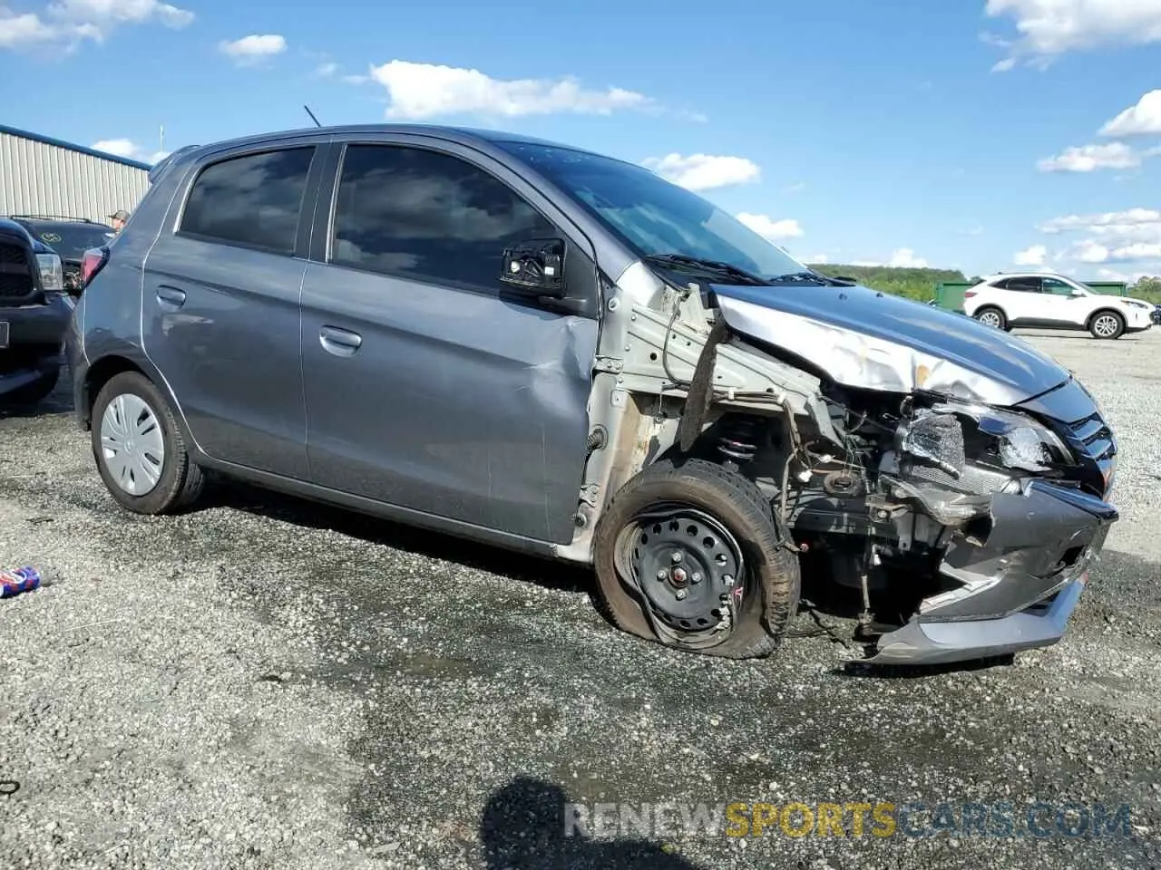 4 Photograph of a damaged car ML32AUHJ1NH002054 MITSUBISHI MIRAGE 2022