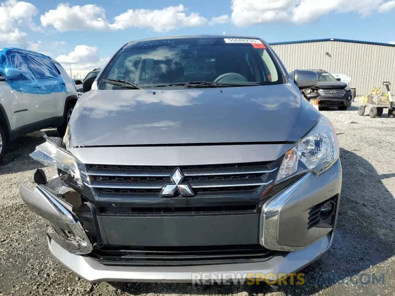 5 Photograph of a damaged car ML32AUHJ1NH002054 MITSUBISHI MIRAGE 2022