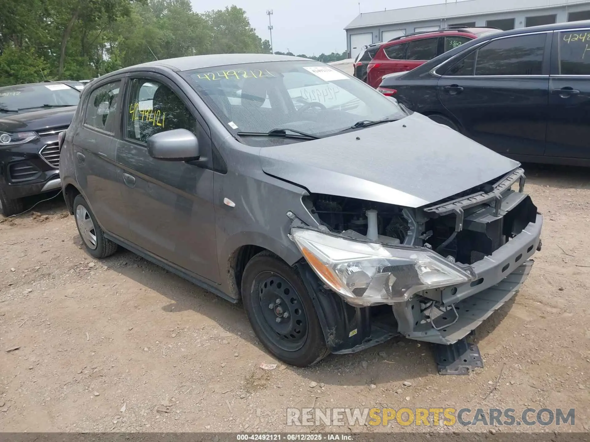 1 Photograph of a damaged car ML32AUHJ1NH005276 MITSUBISHI MIRAGE 2022