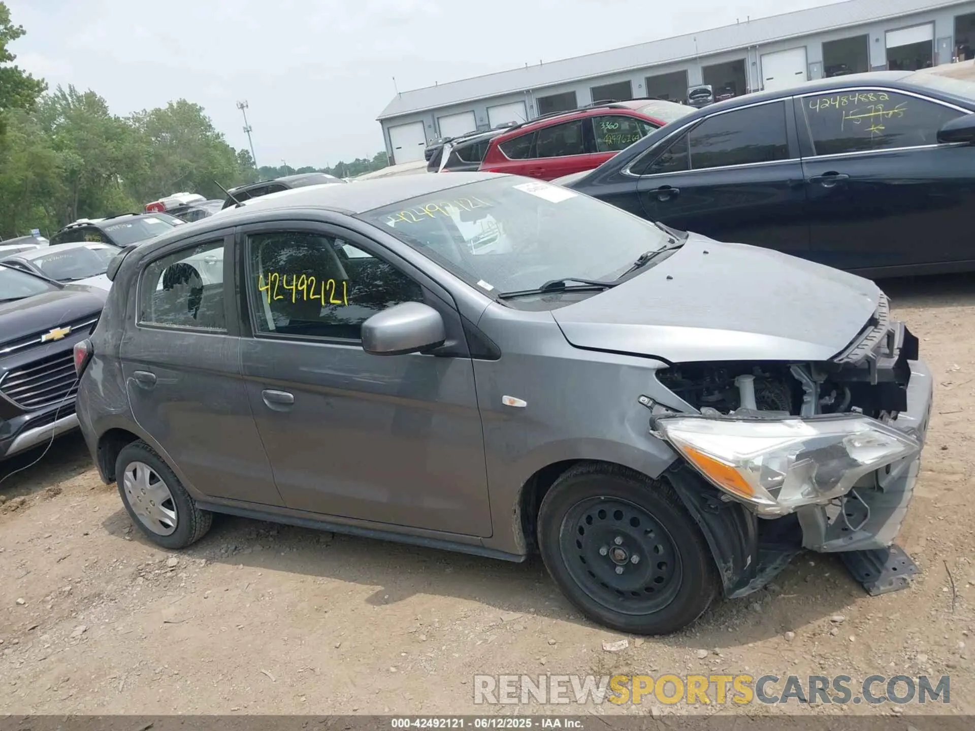 13 Photograph of a damaged car ML32AUHJ1NH005276 MITSUBISHI MIRAGE 2022