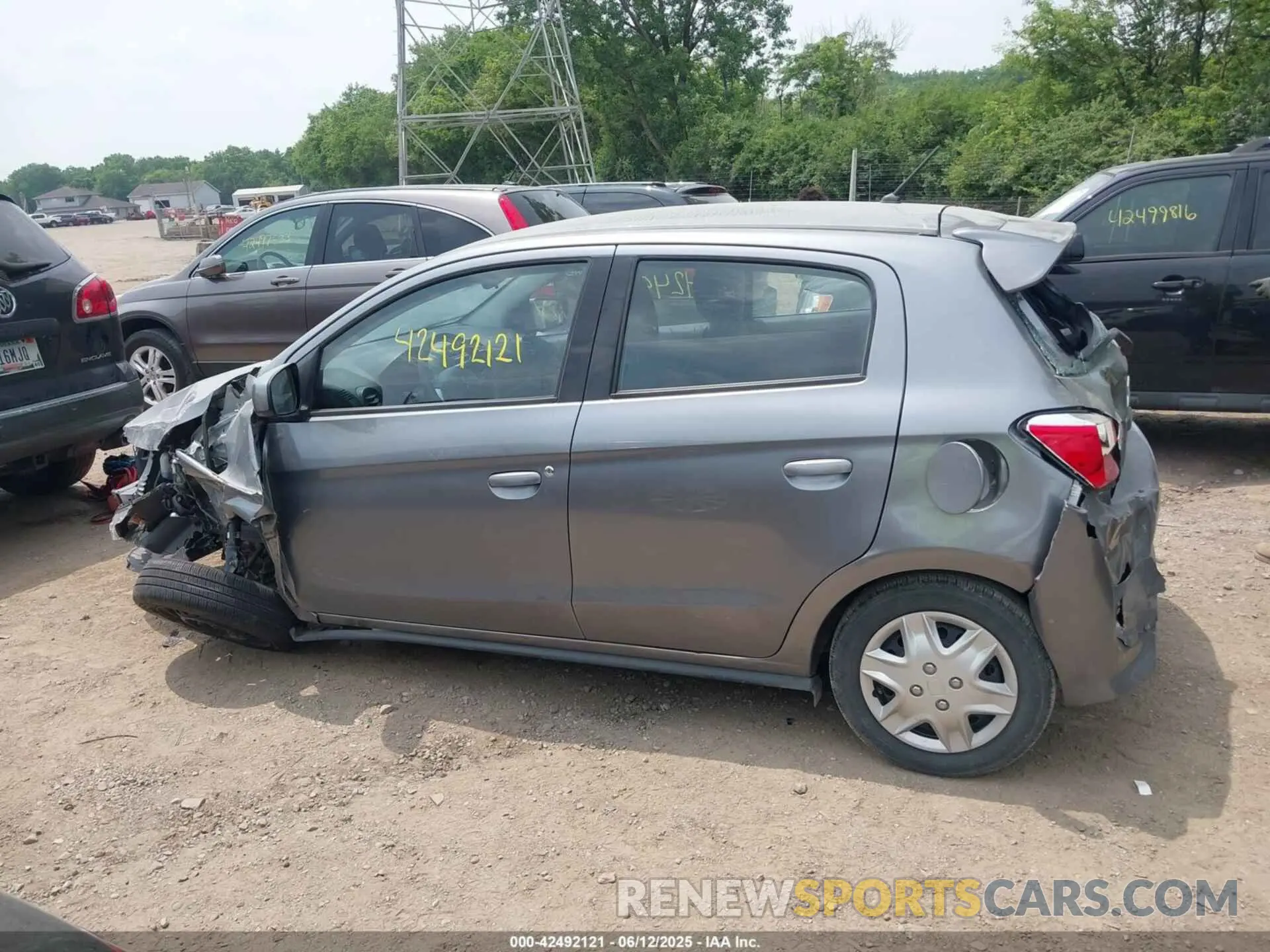 14 Photograph of a damaged car ML32AUHJ1NH005276 MITSUBISHI MIRAGE 2022