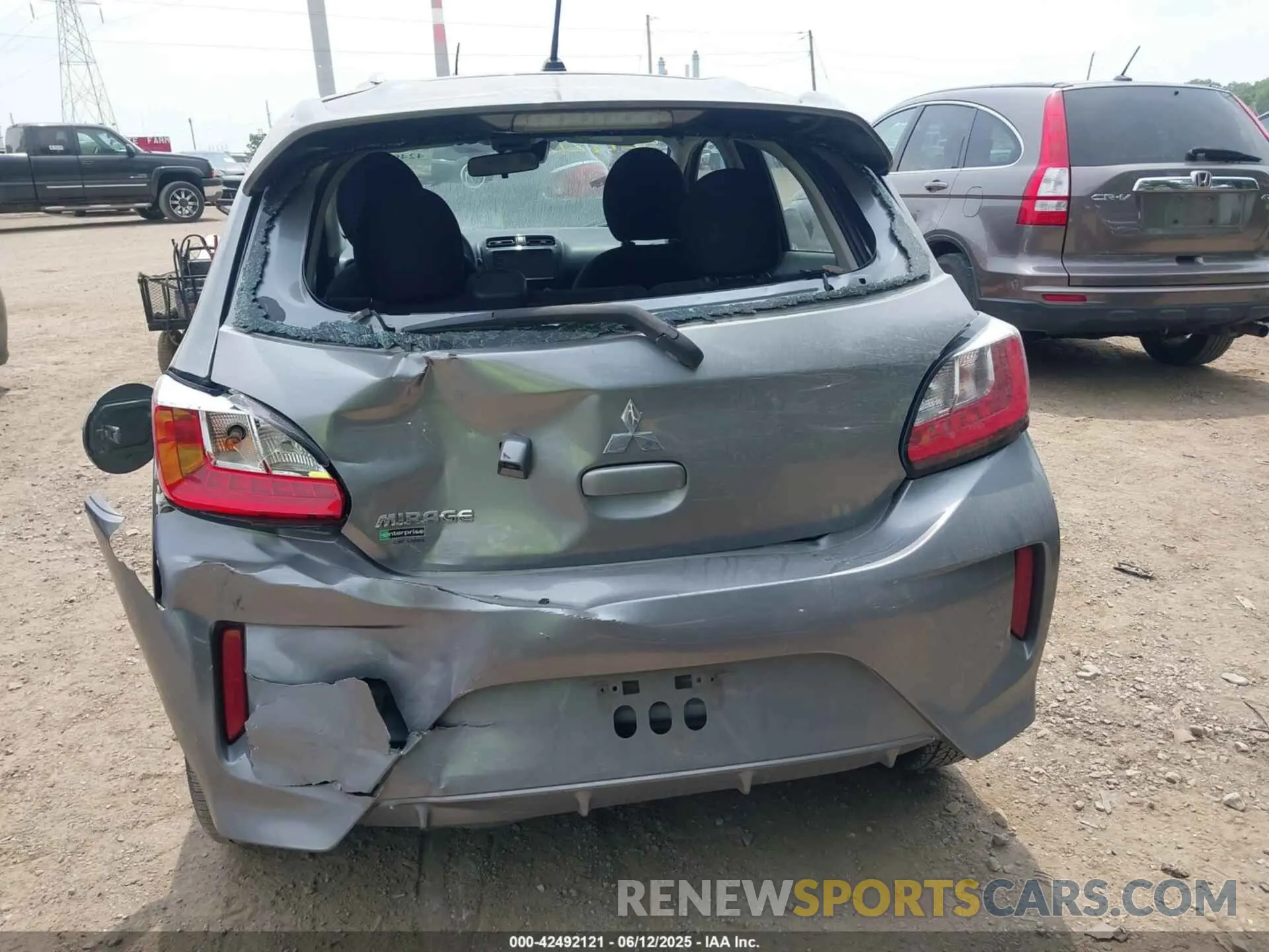 16 Photograph of a damaged car ML32AUHJ1NH005276 MITSUBISHI MIRAGE 2022