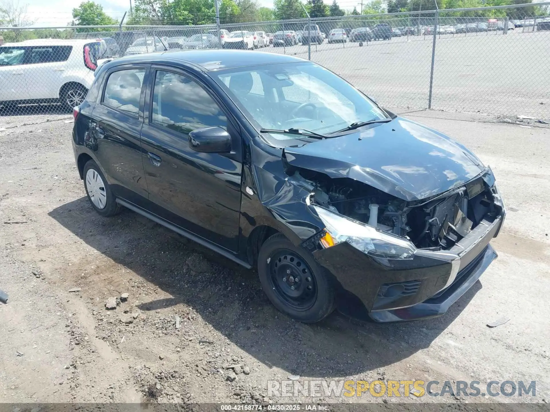 1 Photograph of a damaged car ML32AUHJ1NH005343 MITSUBISHI MIRAGE 2022