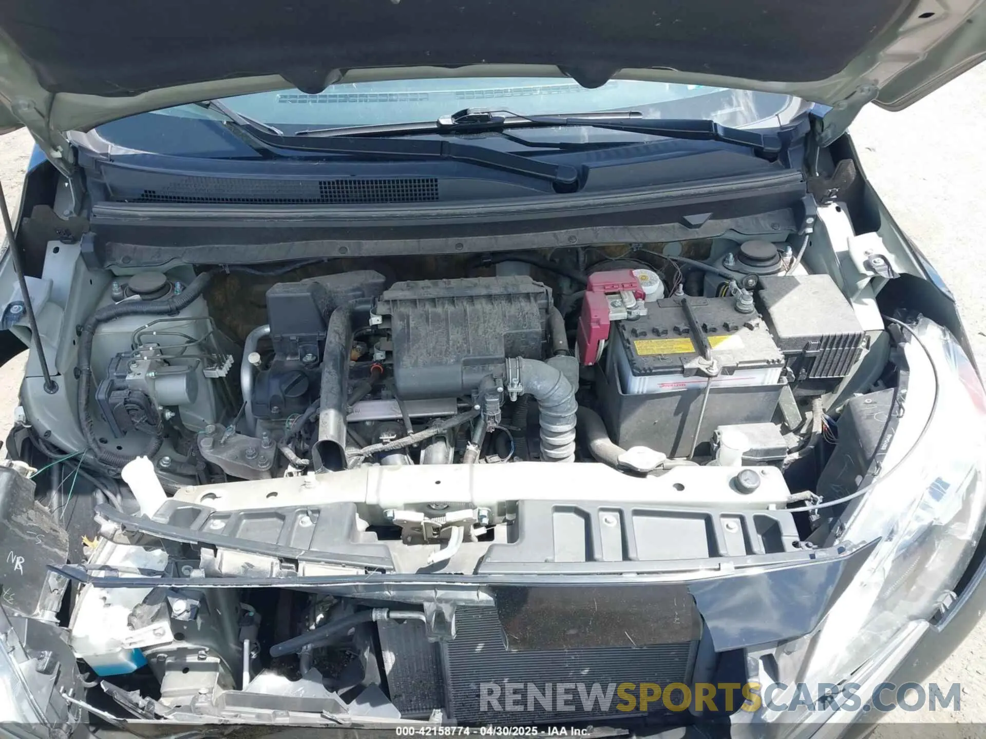 10 Photograph of a damaged car ML32AUHJ1NH005343 MITSUBISHI MIRAGE 2022