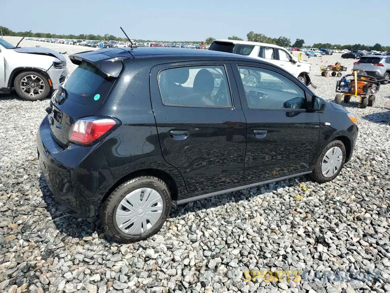 3 Photograph of a damaged car ML32AUHJ1NH005455 MITSUBISHI MIRAGE 2022