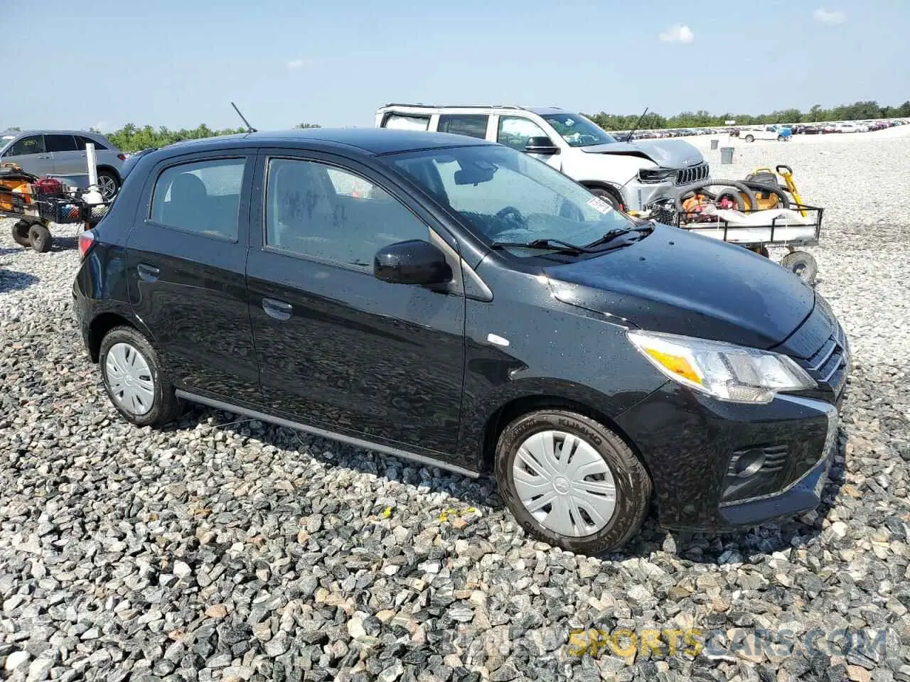 4 Photograph of a damaged car ML32AUHJ1NH005455 MITSUBISHI MIRAGE 2022