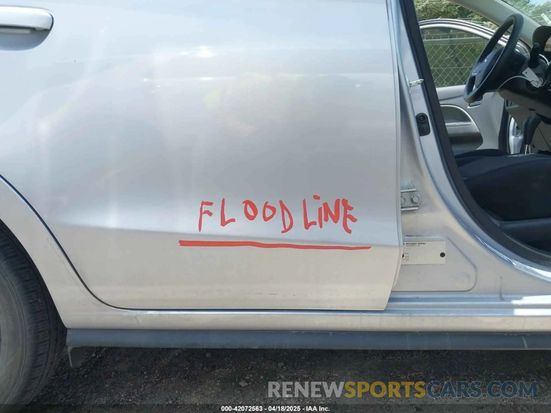 6 Photograph of a damaged car ML32AUHJ1NH007979 MITSUBISHI MIRAGE 2022