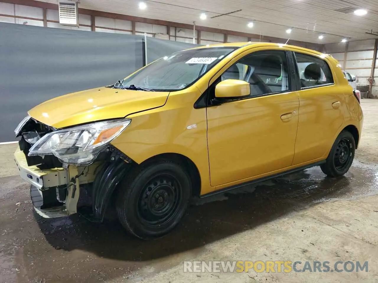 1 Photograph of a damaged car ML32AUHJ2NH004394 MITSUBISHI MIRAGE 2022