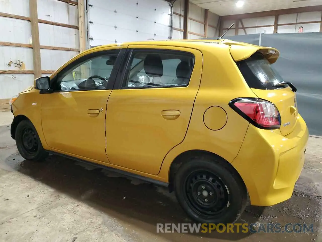 2 Photograph of a damaged car ML32AUHJ2NH004394 MITSUBISHI MIRAGE 2022