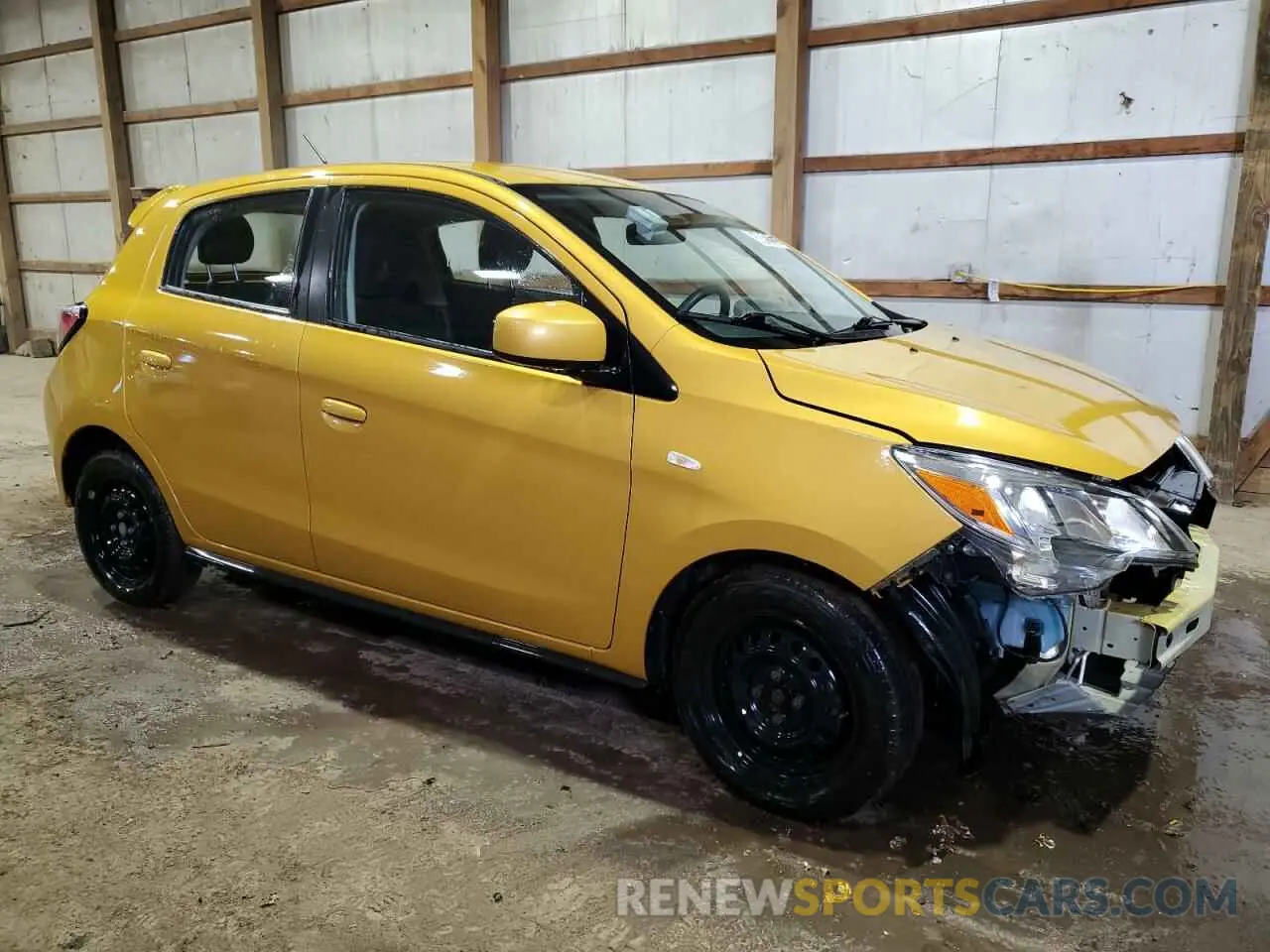 4 Photograph of a damaged car ML32AUHJ2NH004394 MITSUBISHI MIRAGE 2022