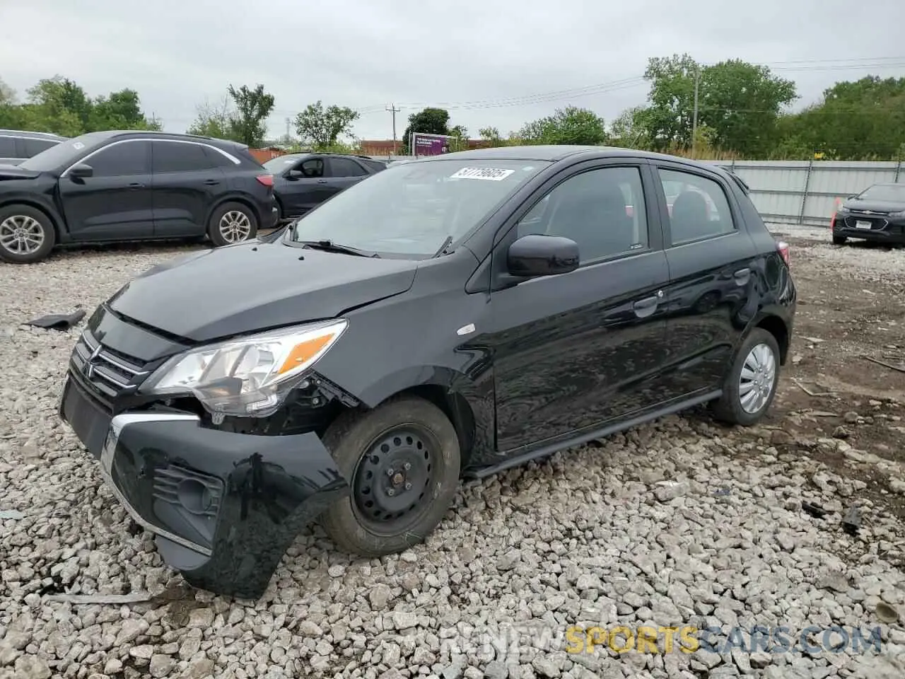 1 Photograph of a damaged car ML32AUHJ2NH005710 MITSUBISHI MIRAGE 2022