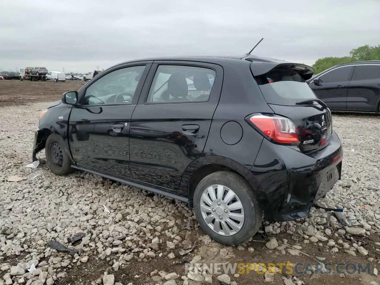 2 Photograph of a damaged car ML32AUHJ2NH005710 MITSUBISHI MIRAGE 2022