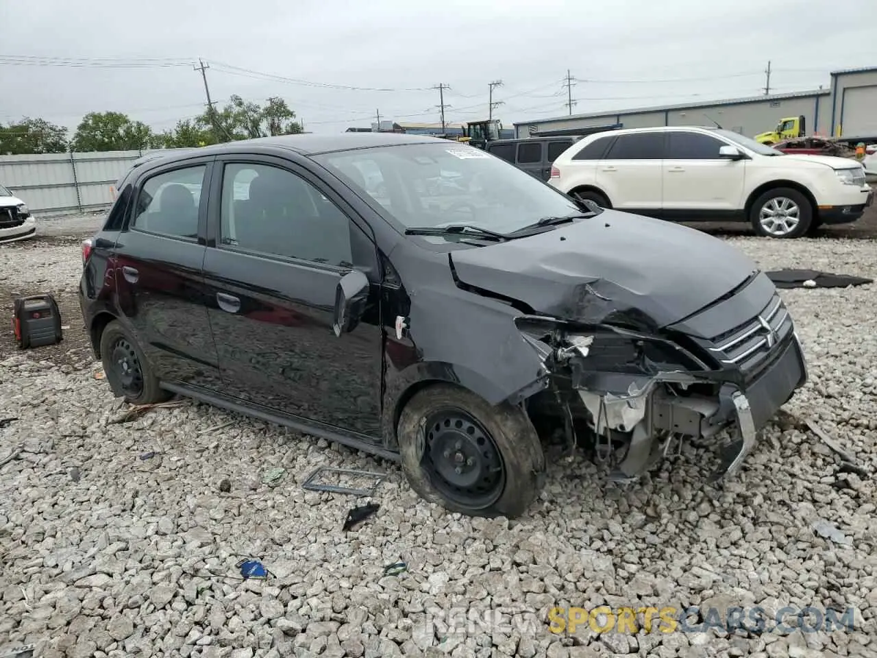 4 Photograph of a damaged car ML32AUHJ2NH005710 MITSUBISHI MIRAGE 2022