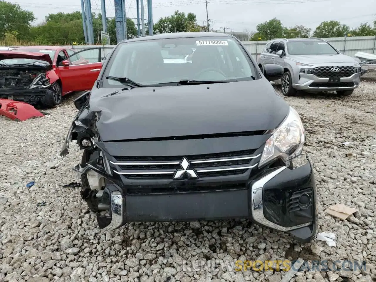 5 Photograph of a damaged car ML32AUHJ2NH005710 MITSUBISHI MIRAGE 2022
