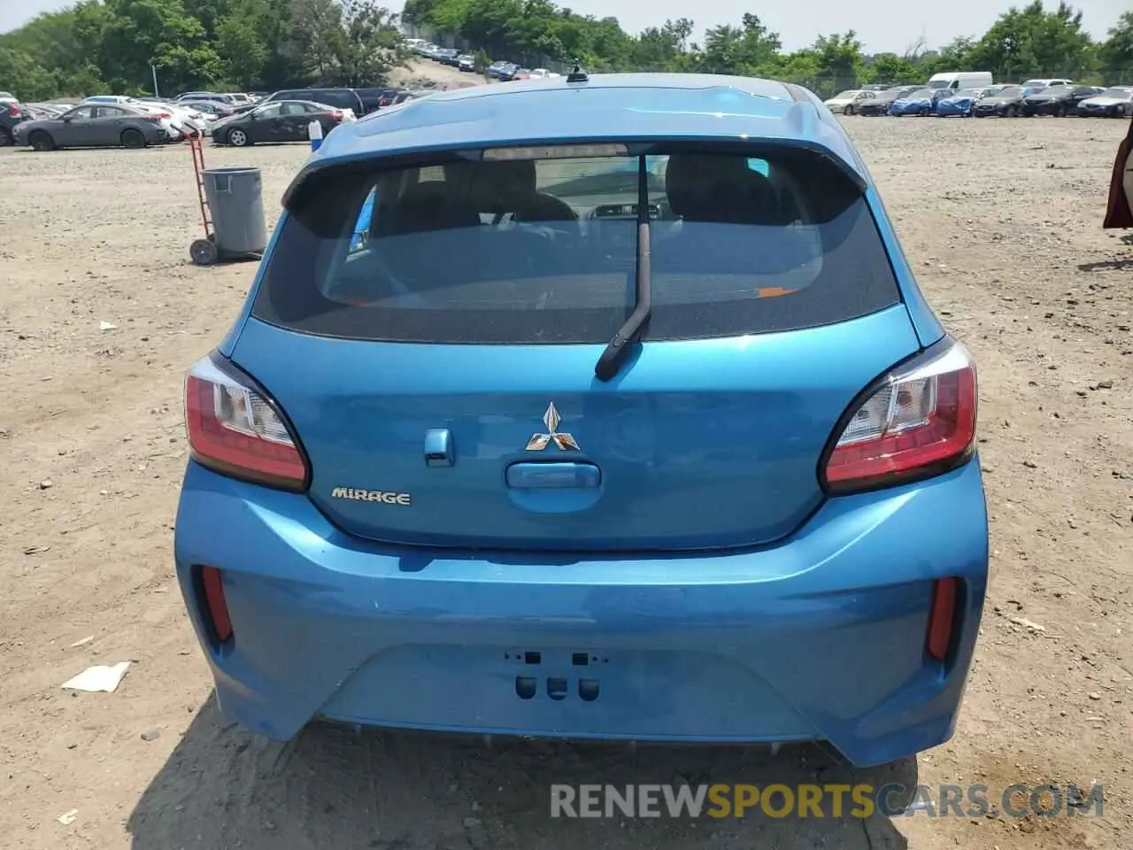 6 Photograph of a damaged car ML32AUHJ2NH008574 MITSUBISHI MIRAGE 2022