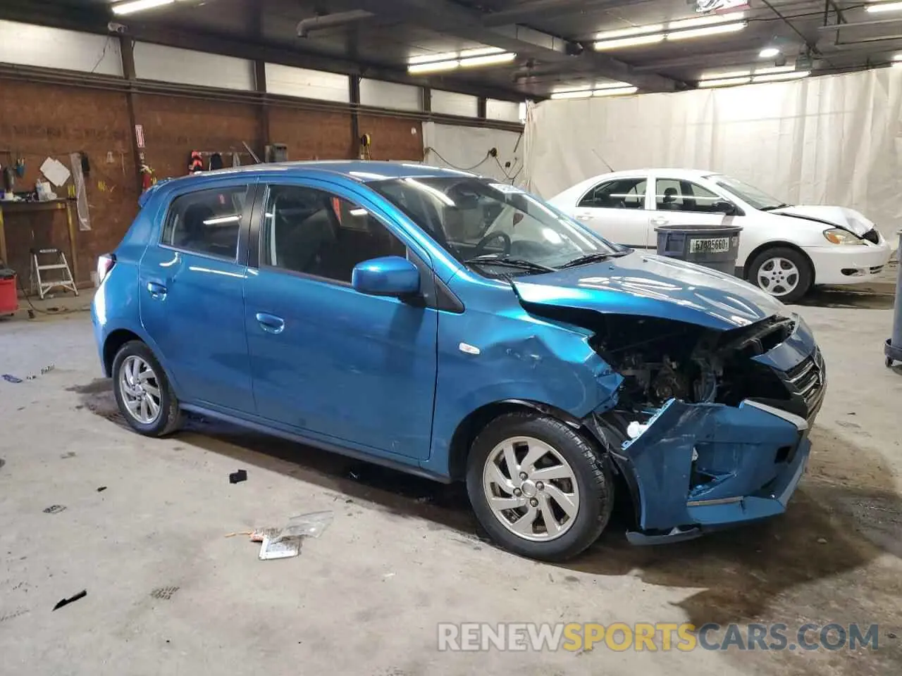 4 Photograph of a damaged car ML32AUHJ2NH008705 MITSUBISHI MIRAGE 2022