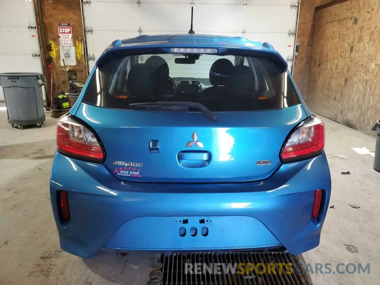 6 Photograph of a damaged car ML32AUHJ2NH008705 MITSUBISHI MIRAGE 2022