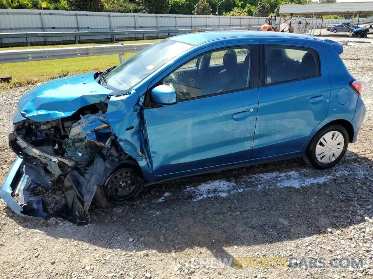 1 Photograph of a damaged car ML32AUHJ2NH008848 MITSUBISHI MIRAGE 2022