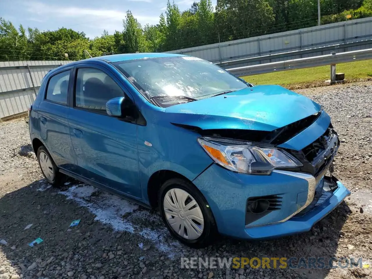 4 Photograph of a damaged car ML32AUHJ2NH008848 MITSUBISHI MIRAGE 2022