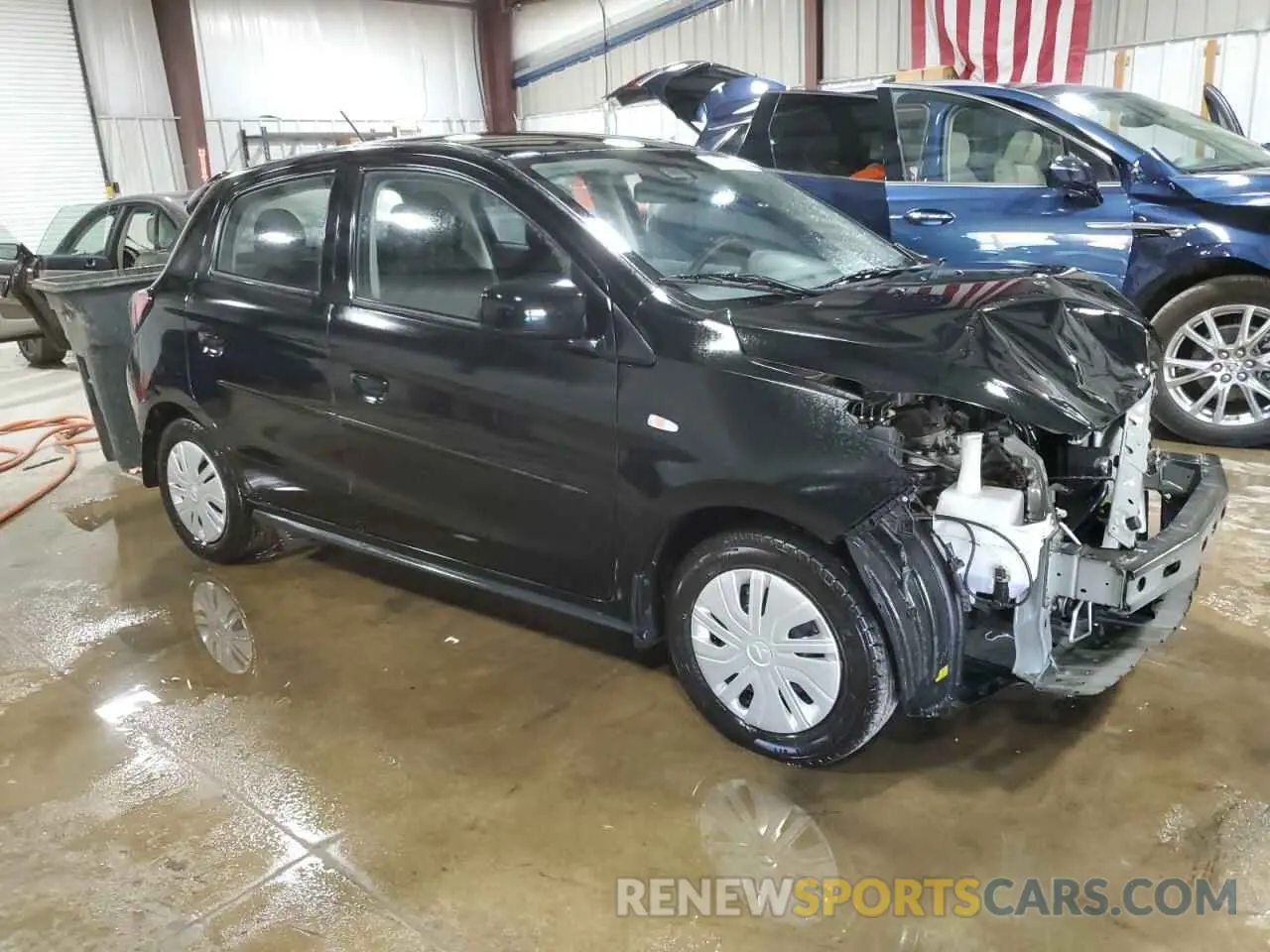 4 Photograph of a damaged car ML32AUHJ3NH008597 MITSUBISHI MIRAGE 2022