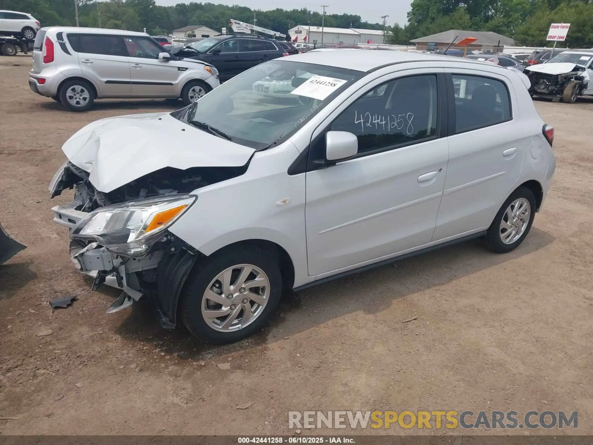 2 Photograph of a damaged car ML32AUHJ3NH008678 MITSUBISHI MIRAGE 2022