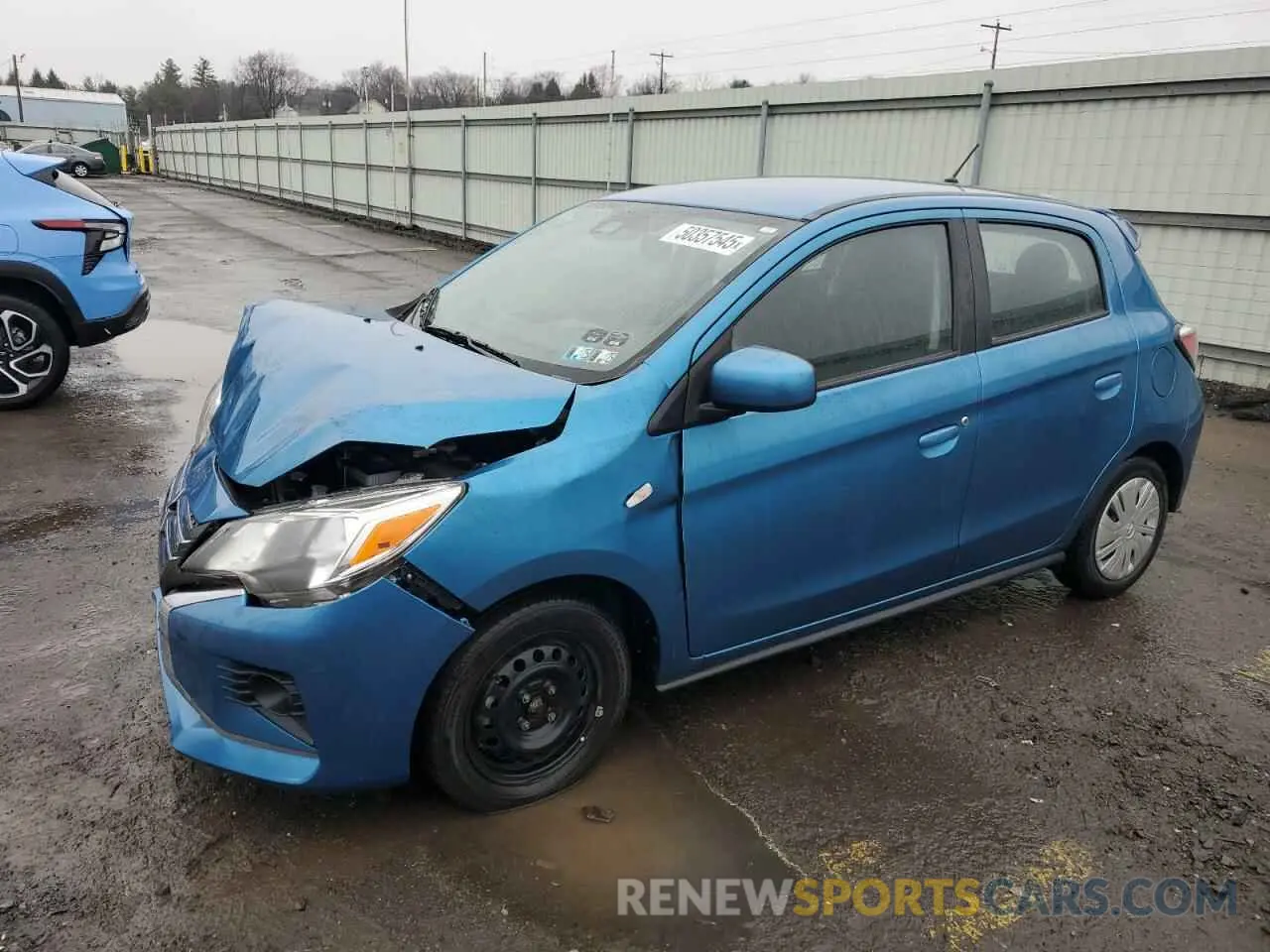 1 Photograph of a damaged car ML32AUHJ4NH008432 MITSUBISHI MIRAGE 2022