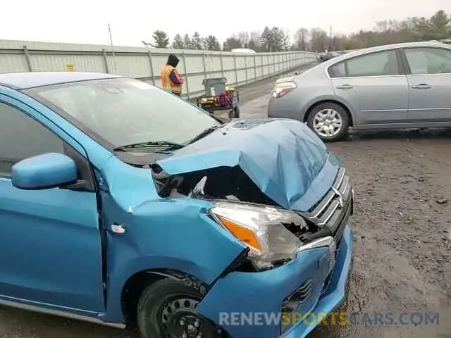 10 Photograph of a damaged car ML32AUHJ4NH008432 MITSUBISHI MIRAGE 2022