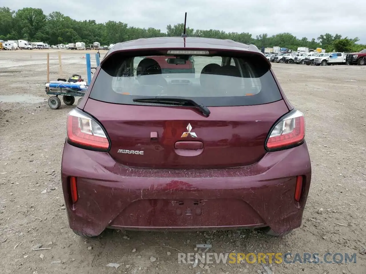6 Photograph of a damaged car ML32AUHJ4NH009497 MITSUBISHI MIRAGE 2022