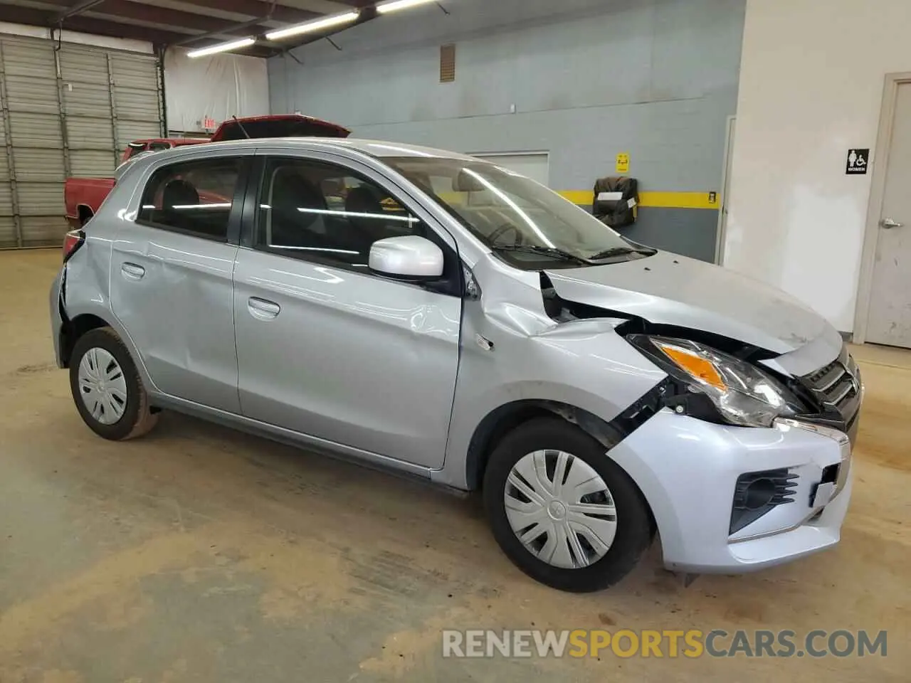 4 Photograph of a damaged car ML32AUHJ5NH006012 MITSUBISHI MIRAGE 2022
