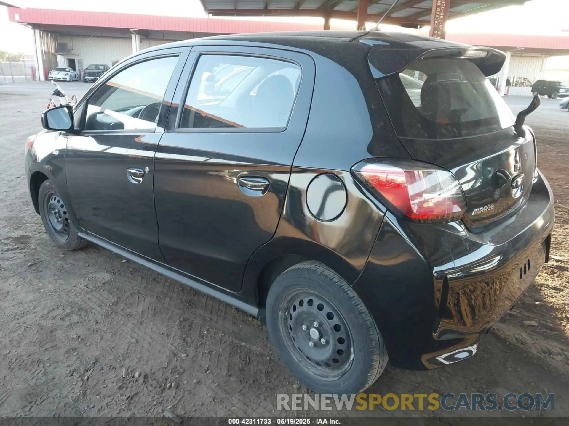 3 Photograph of a damaged car ML32AUHJ6NH003765 MITSUBISHI MIRAGE 2022