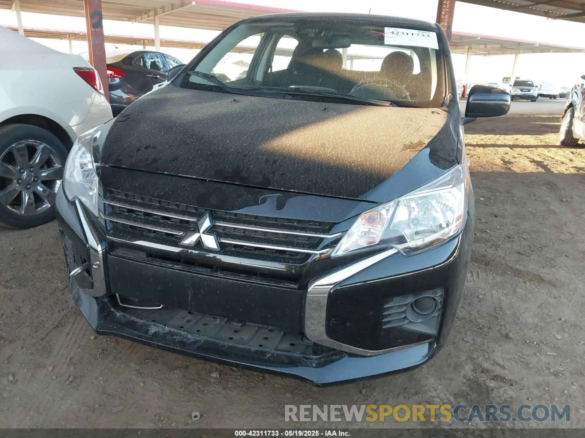 6 Photograph of a damaged car ML32AUHJ6NH003765 MITSUBISHI MIRAGE 2022