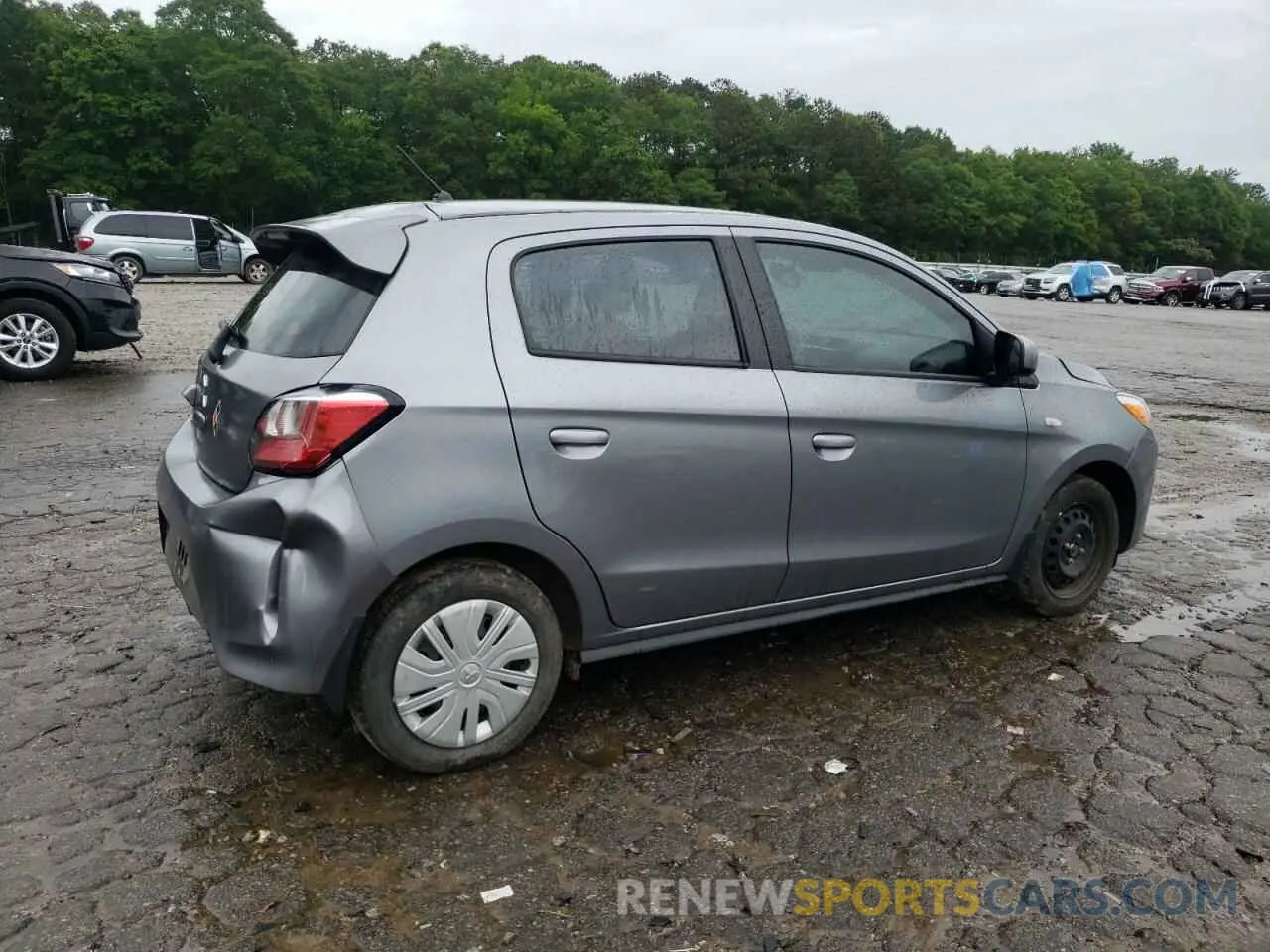 3 Photograph of a damaged car ML32AUHJ6NH007265 MITSUBISHI MIRAGE 2022