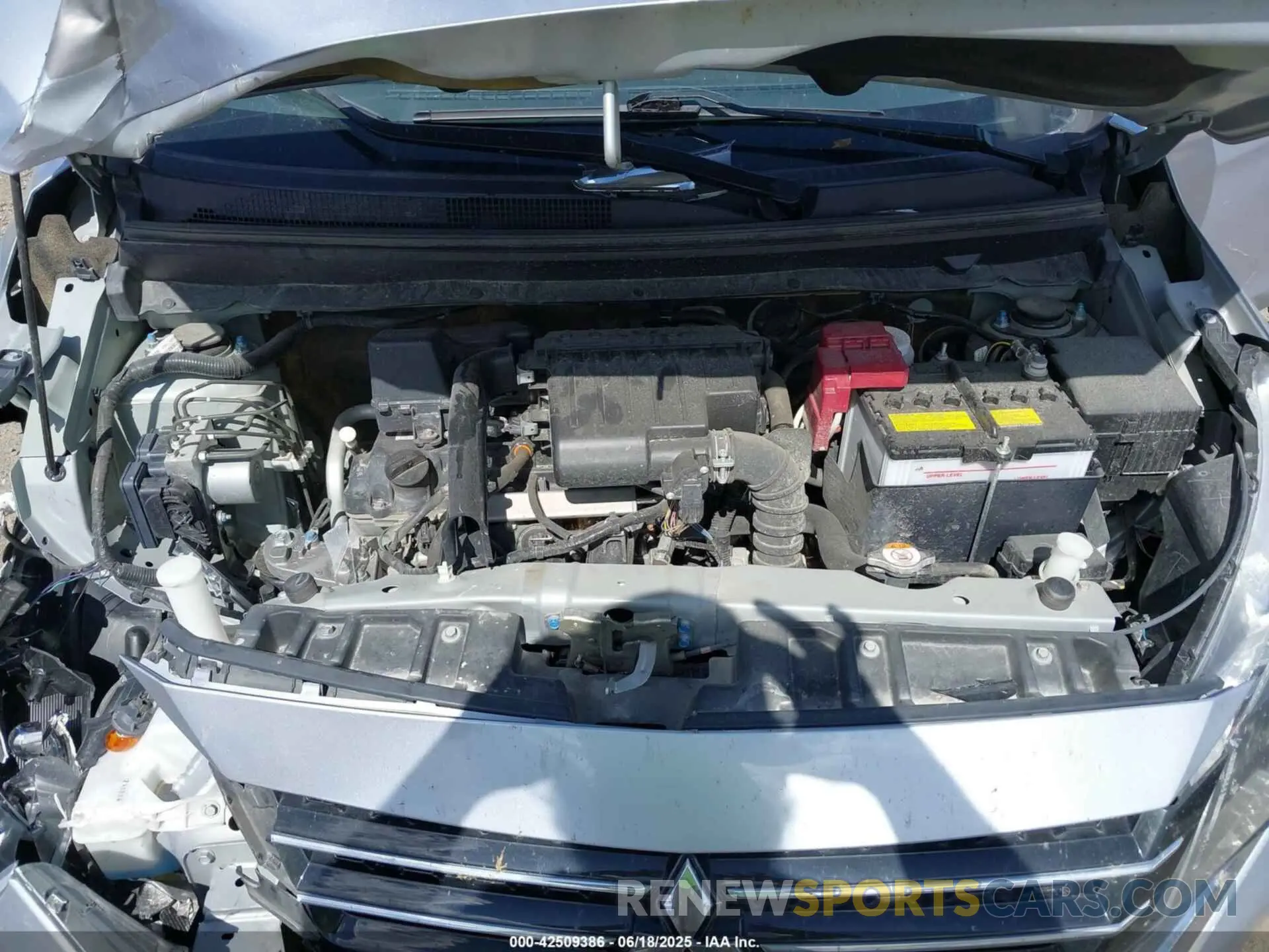 10 Photograph of a damaged car ML32AUHJ7NH003449 MITSUBISHI MIRAGE 2022
