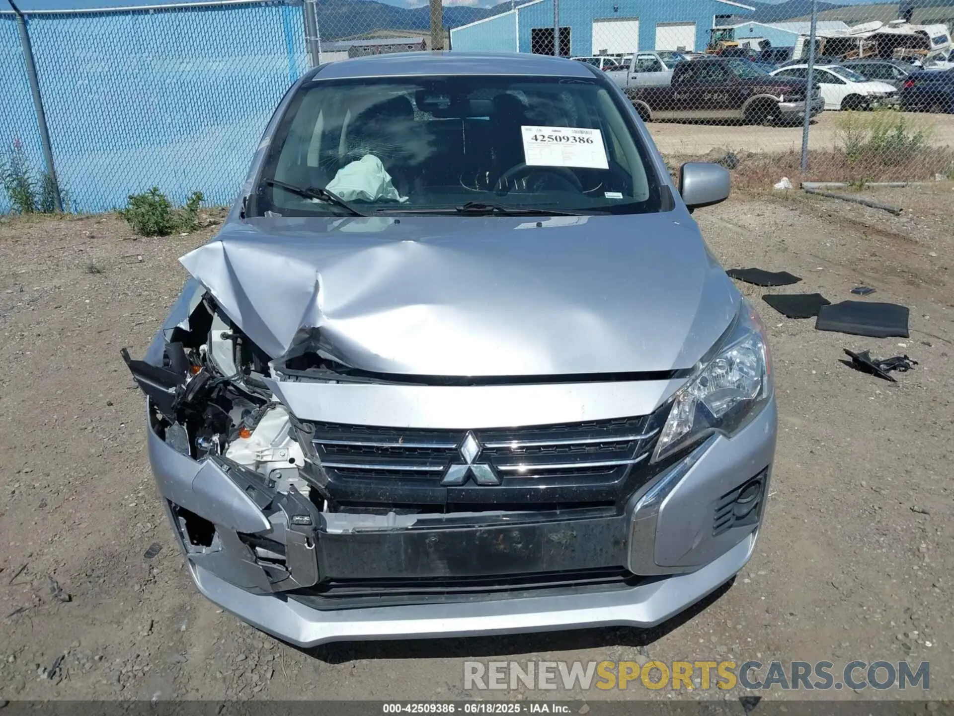 13 Photograph of a damaged car ML32AUHJ7NH003449 MITSUBISHI MIRAGE 2022
