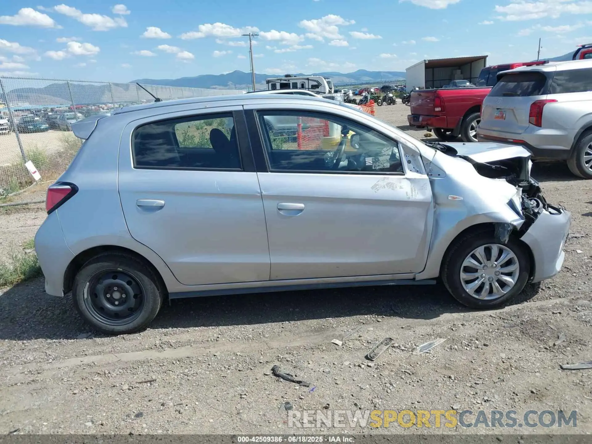 14 Photograph of a damaged car ML32AUHJ7NH003449 MITSUBISHI MIRAGE 2022