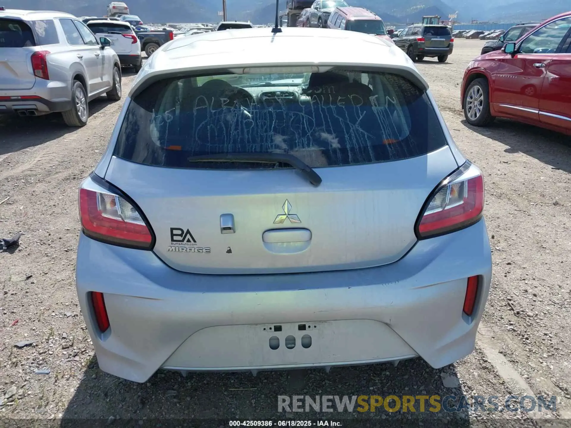 17 Photograph of a damaged car ML32AUHJ7NH003449 MITSUBISHI MIRAGE 2022