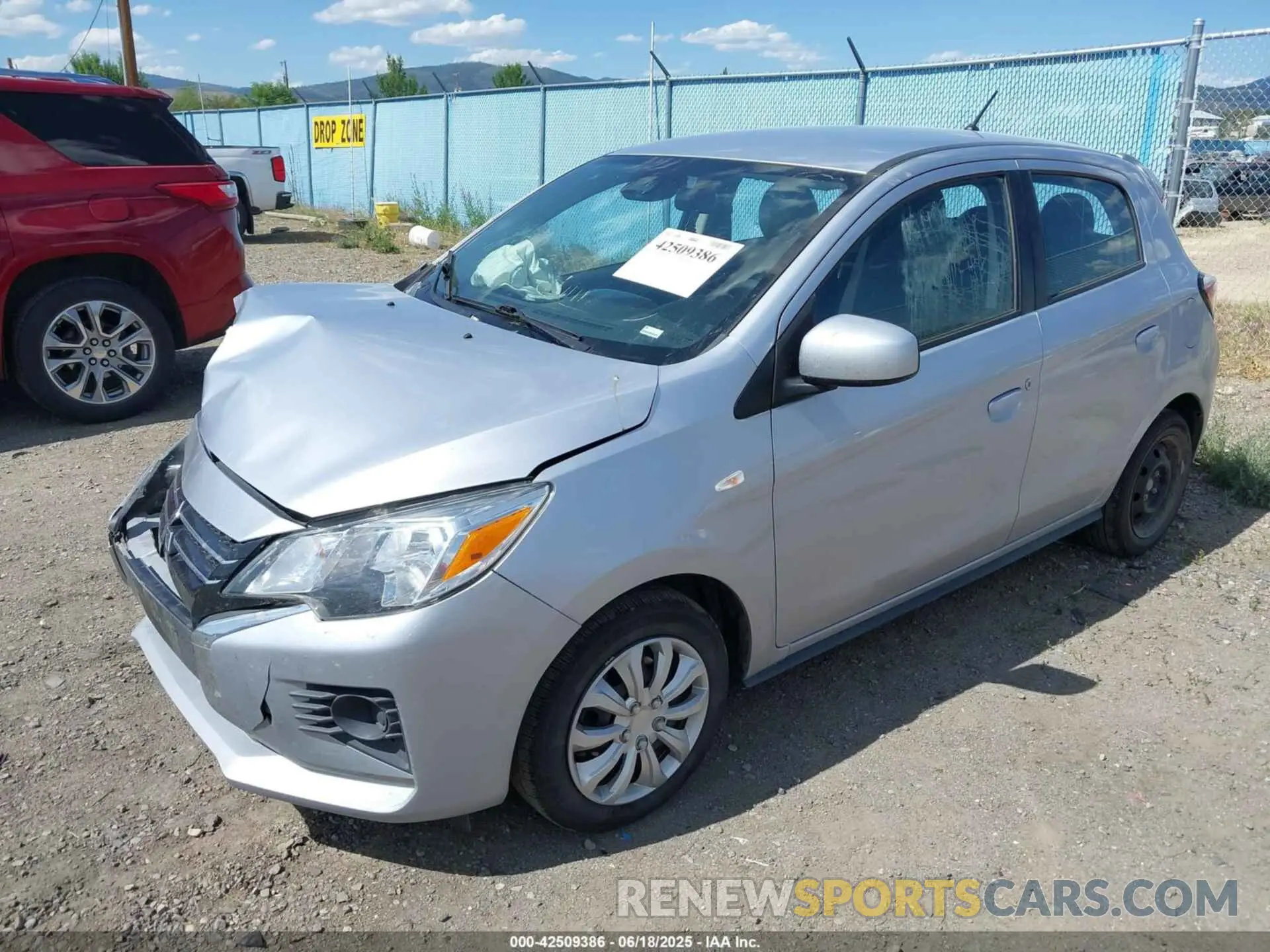 2 Photograph of a damaged car ML32AUHJ7NH003449 MITSUBISHI MIRAGE 2022
