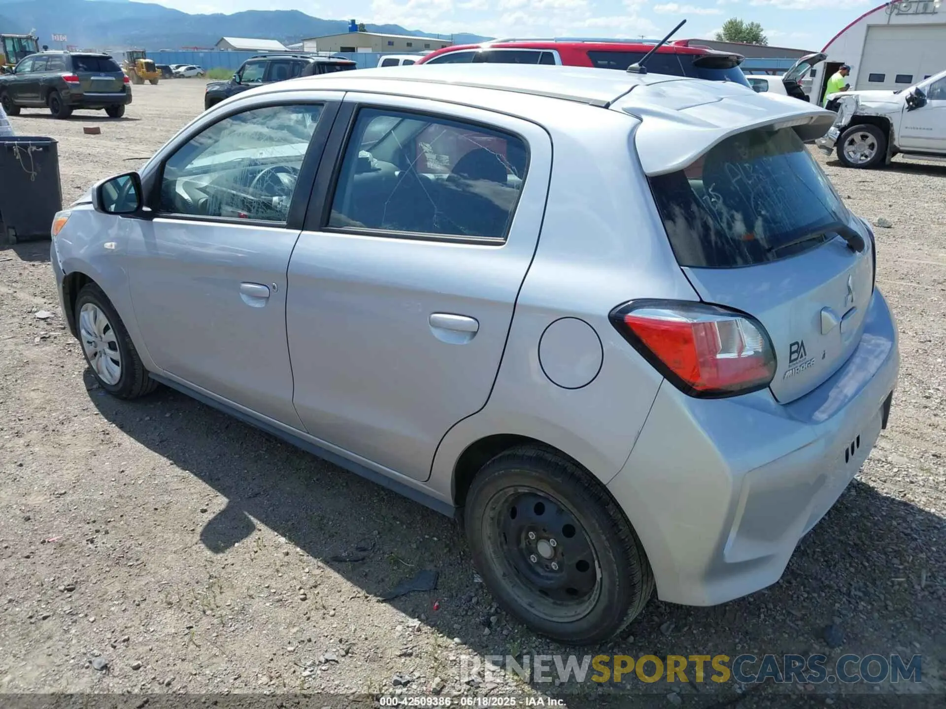 3 Photograph of a damaged car ML32AUHJ7NH003449 MITSUBISHI MIRAGE 2022