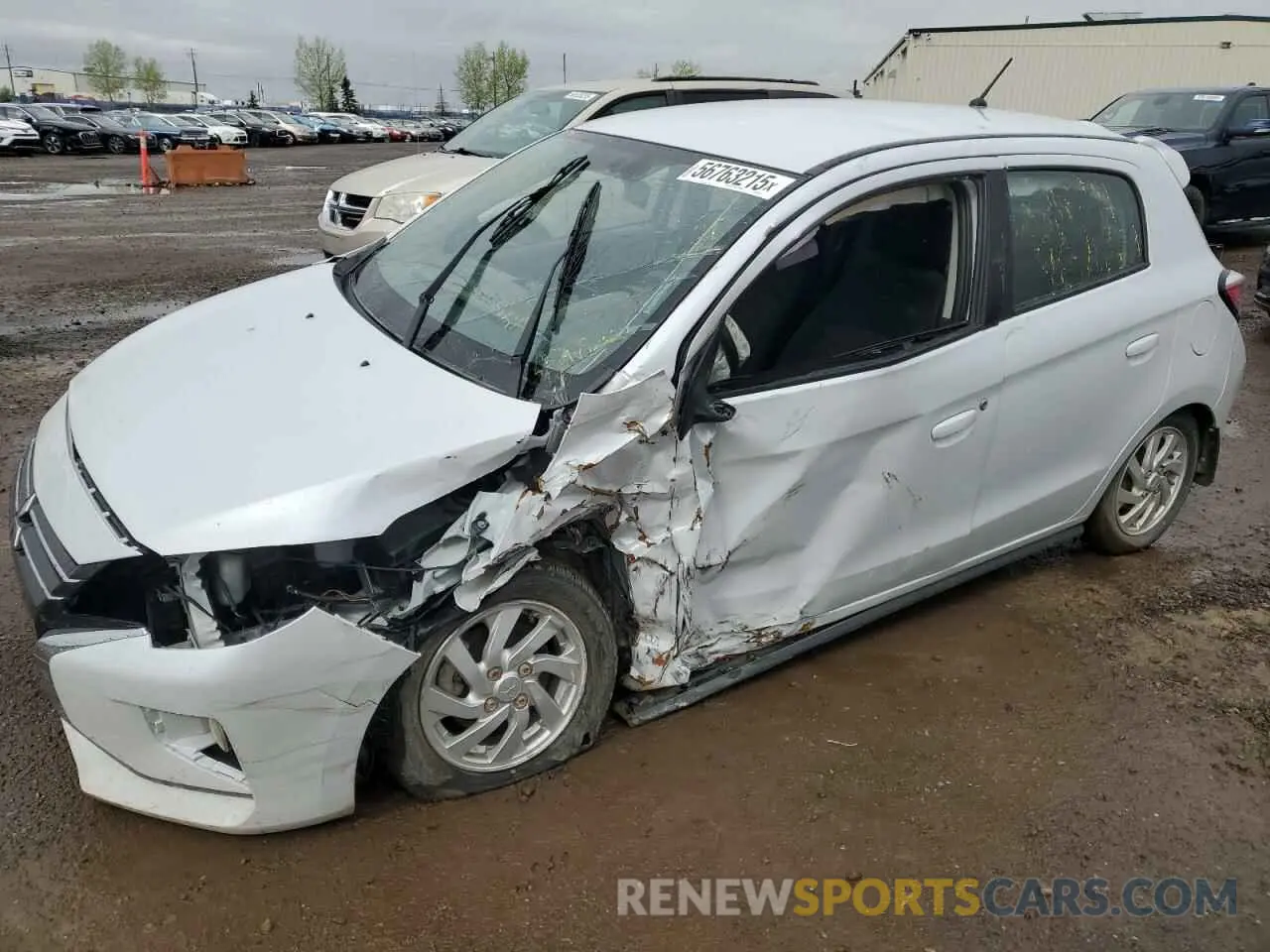 1 Photograph of a damaged car ML32AUHJ7NH004214 MITSUBISHI MIRAGE 2022