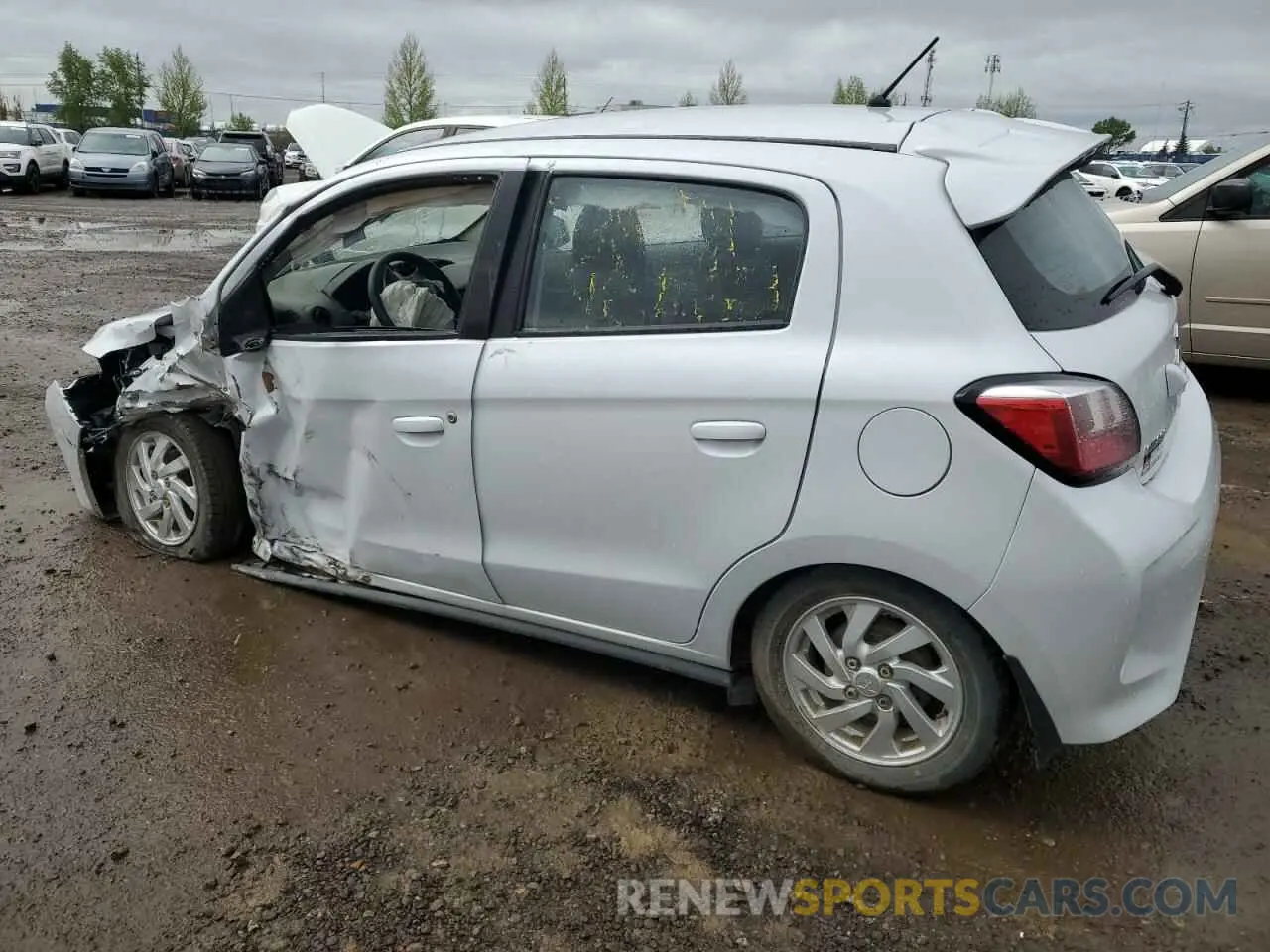 2 Photograph of a damaged car ML32AUHJ7NH004214 MITSUBISHI MIRAGE 2022