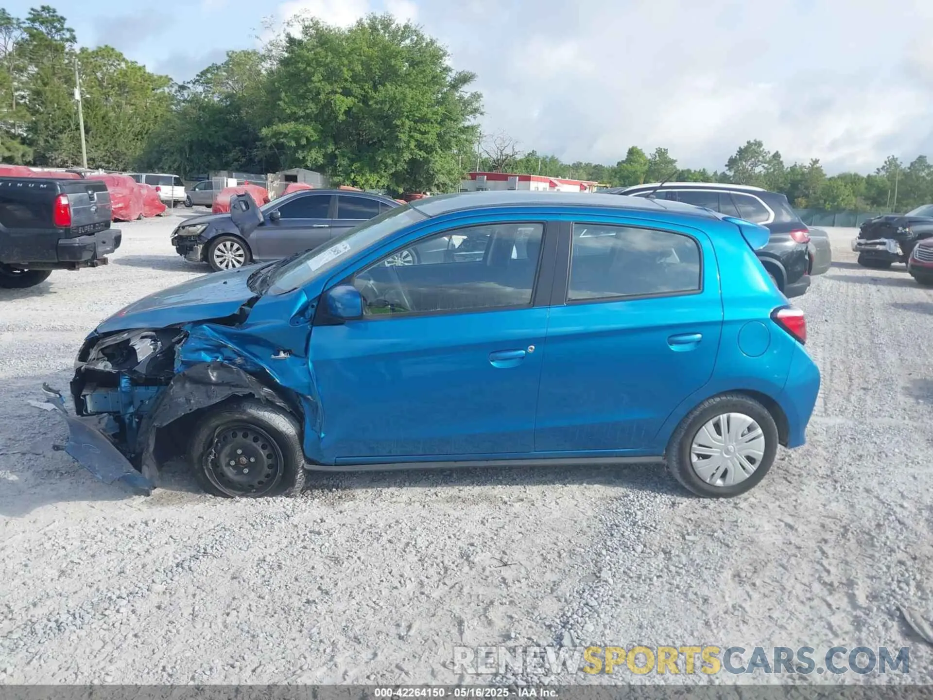14 Photograph of a damaged car ML32AUHJ7NH008909 MITSUBISHI MIRAGE 2022
