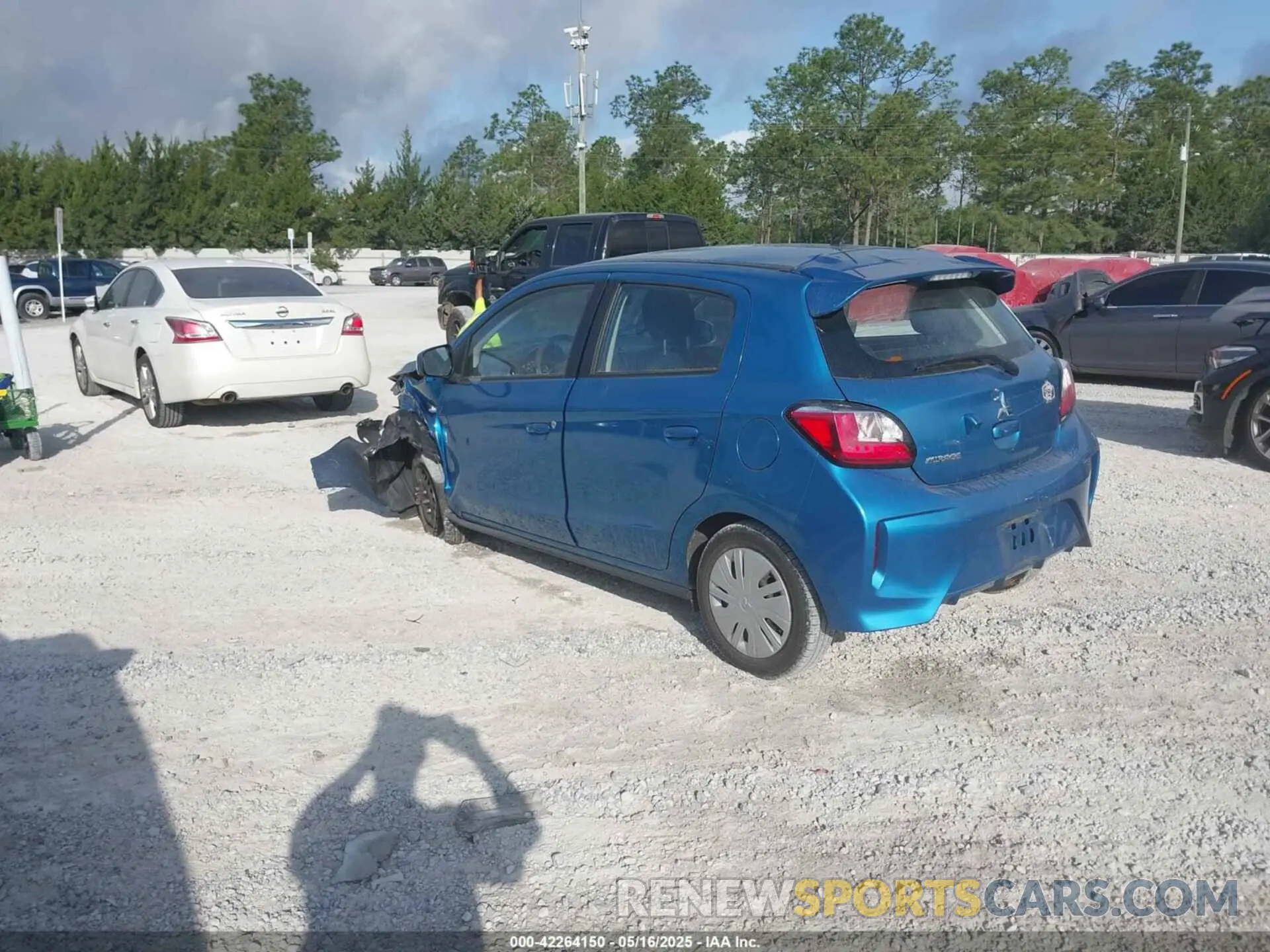 3 Photograph of a damaged car ML32AUHJ7NH008909 MITSUBISHI MIRAGE 2022