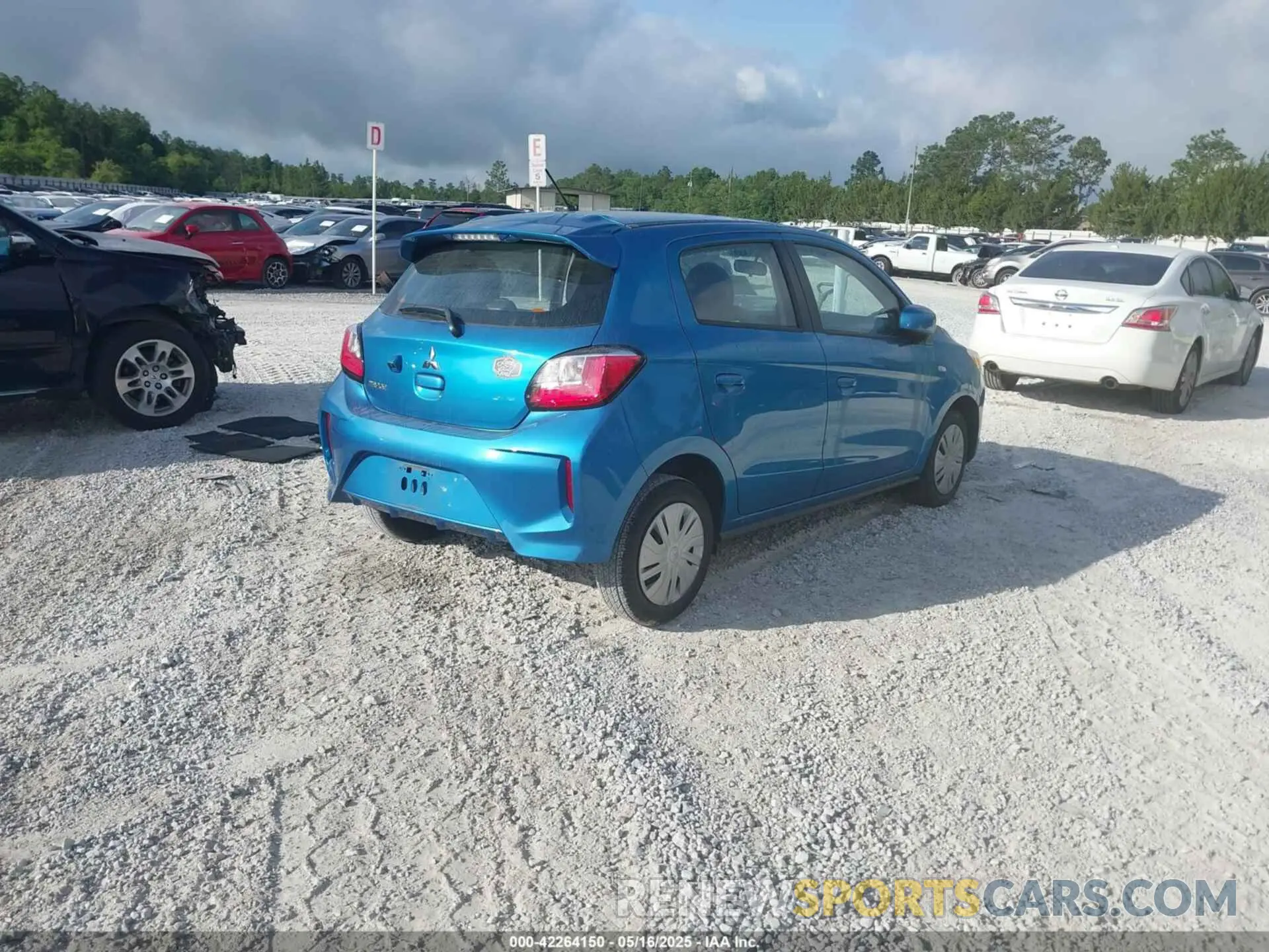 4 Photograph of a damaged car ML32AUHJ7NH008909 MITSUBISHI MIRAGE 2022