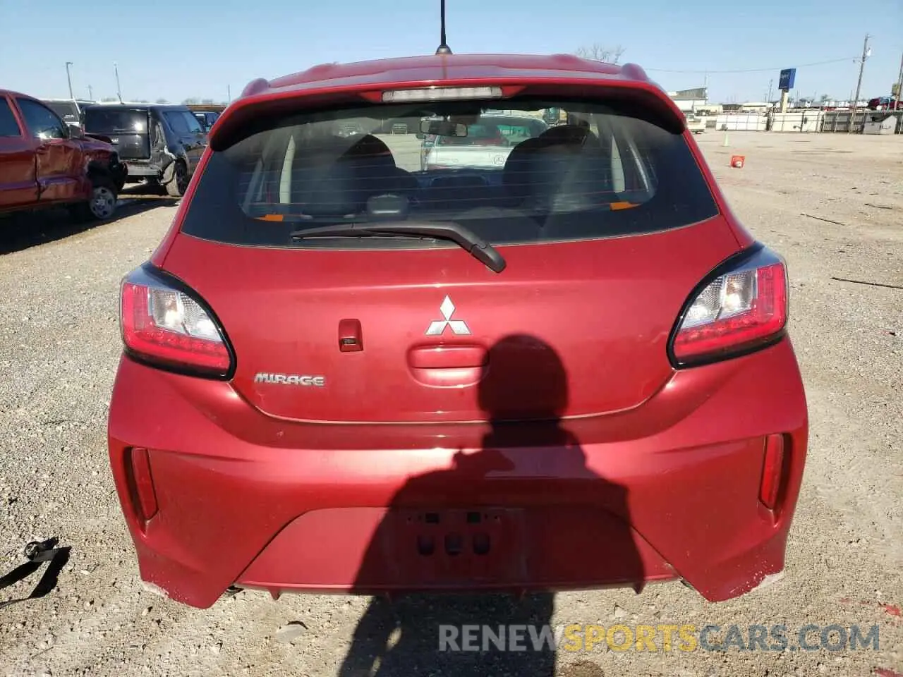 6 Photograph of a damaged car ML32AUHJ7NH009381 MITSUBISHI MIRAGE 2022