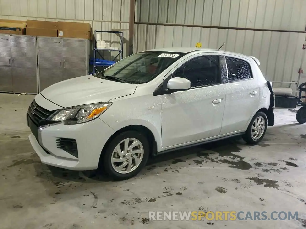 1 Photograph of a damaged car ML32AUHJ8NH002634 MITSUBISHI MIRAGE 2022