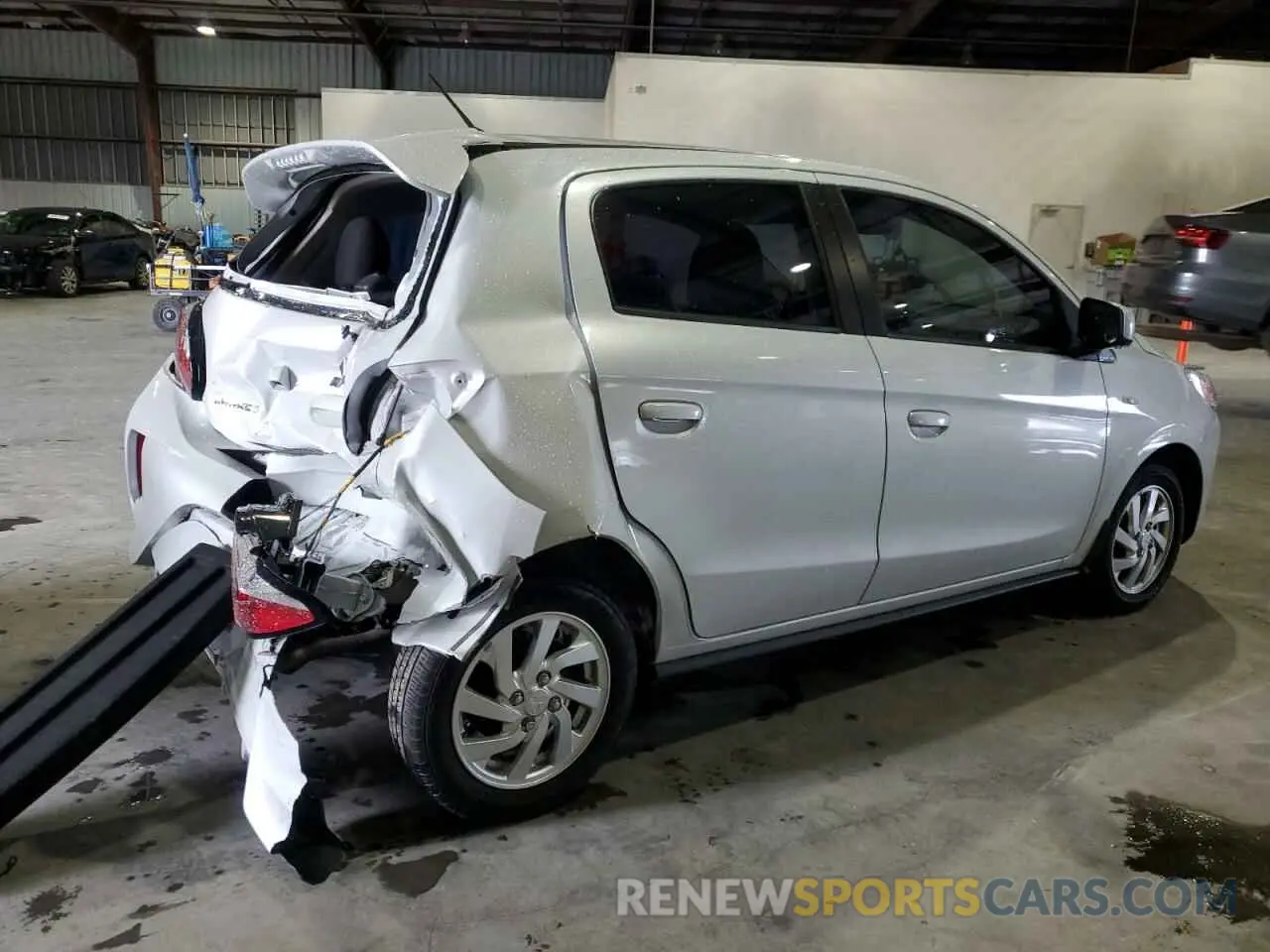 3 Photograph of a damaged car ML32AUHJ8NH002634 MITSUBISHI MIRAGE 2022