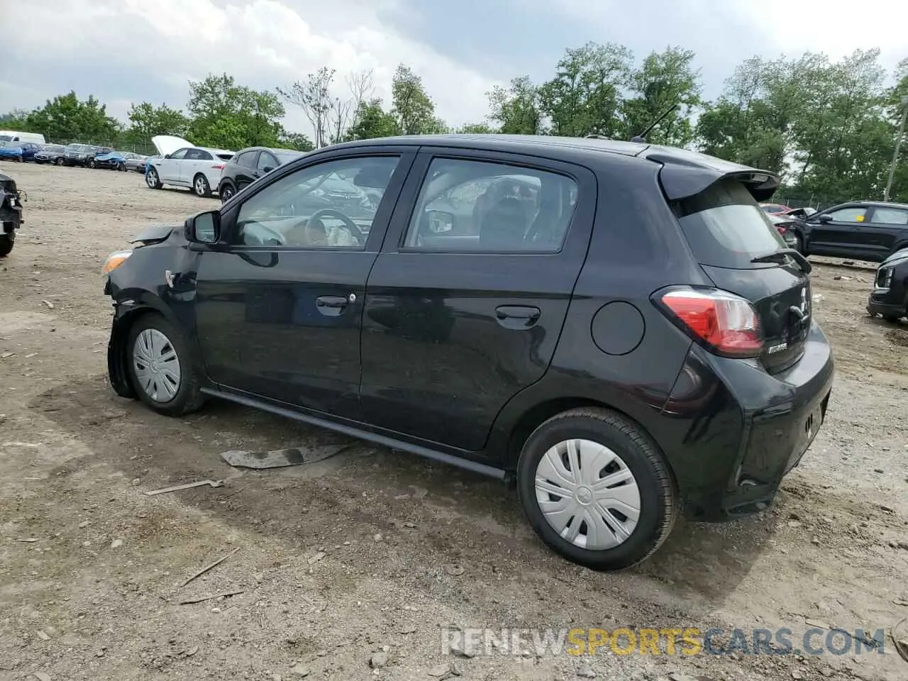 2 Photograph of a damaged car ML32AUHJ8NH002844 MITSUBISHI MIRAGE 2022
