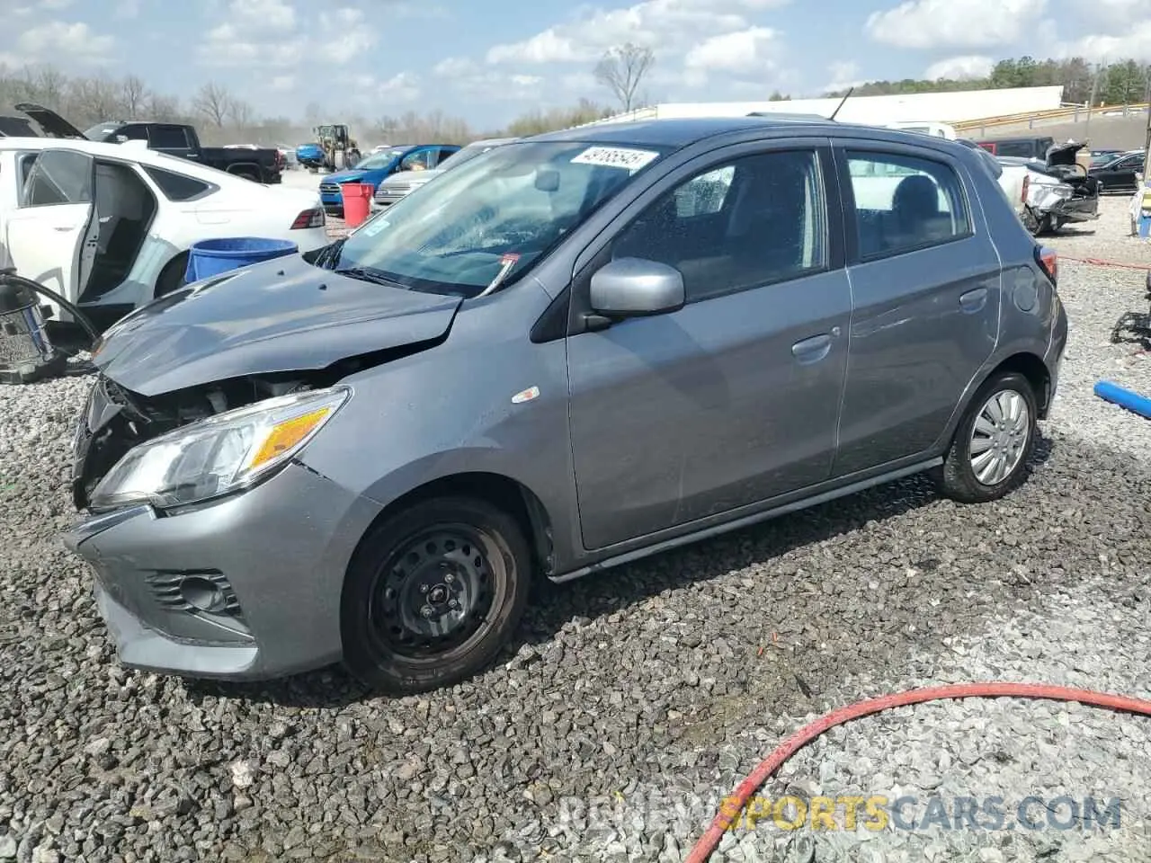 1 Photograph of a damaged car ML32AUHJ8NH004769 MITSUBISHI MIRAGE 2022